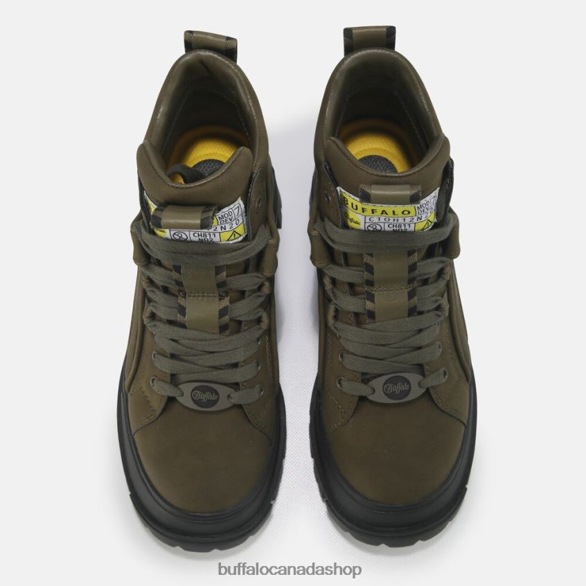 Aspha NC vegan Mid ankle boots Khaki Buffalo ZL64TZ453 |Boots