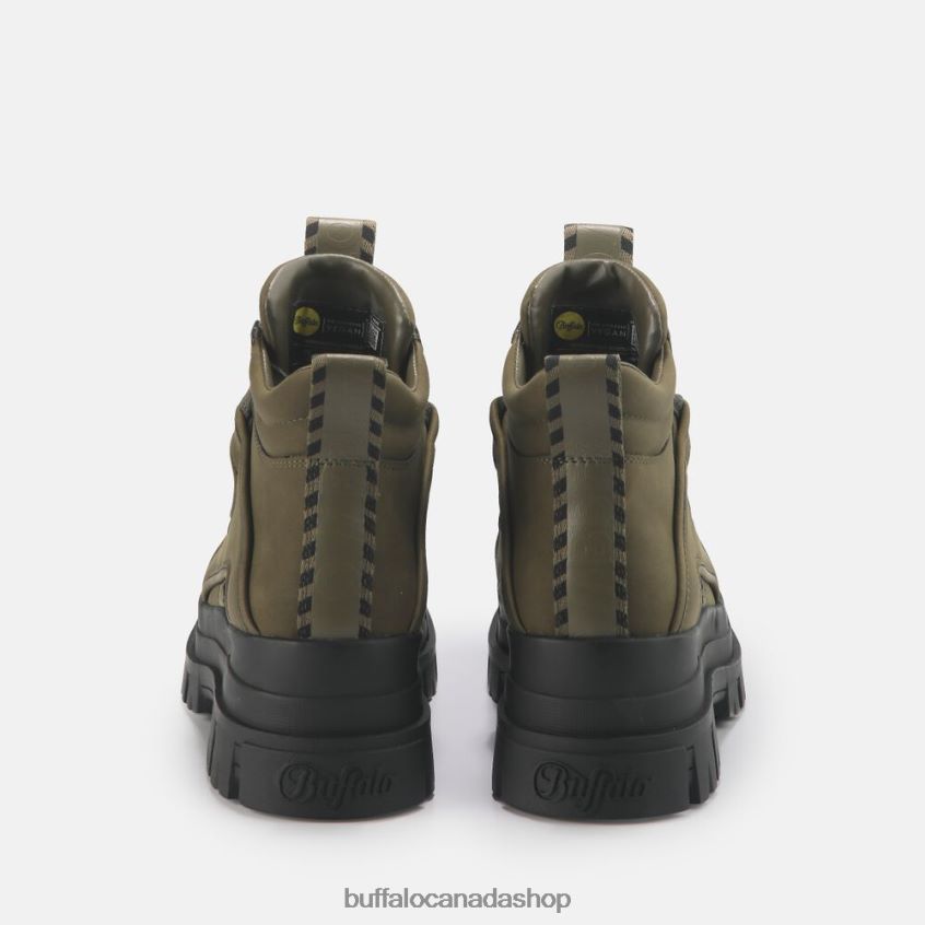 Aspha NC vegan Mid ankle boots Khaki Buffalo ZL64TZ453 |Boots