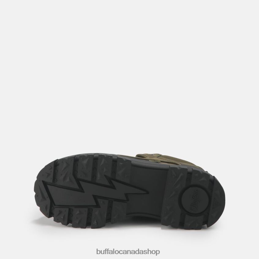 Aspha NC vegan Mid ankle boots Khaki Buffalo ZL64TZ453 |Boots