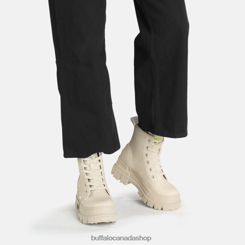 Aspha RLD Ankle Boot vegan Cream Buffalo ZL64TZ358 |Boots