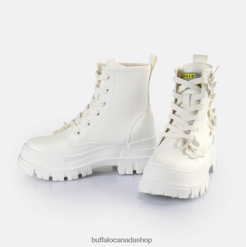 Aspha RLD Butterflies Ankle Boot vegan White Buffalo ZL64TZ271 |Boots