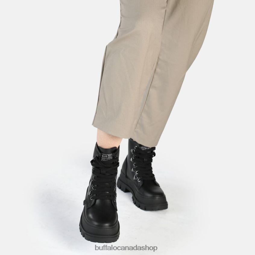 Aspha RLD Hike Boot Ankle-Boot vegan Black Buffalo ZL64TZ841 |Boots