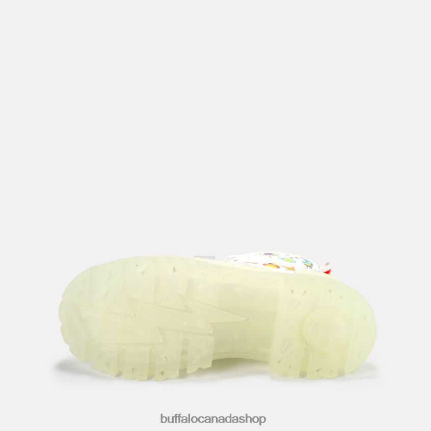 Aspha RLD ankle boot vegan White/Graffiti Buffalo ZL64TZ858 |Boots