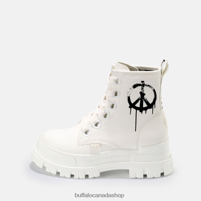 Aspha RLD ankle-boots White/Black Buffalo ZL64TZ696 |Boots