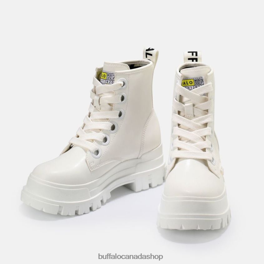 Aspha RLD ankle-boots White/Black Buffalo ZL64TZ696 |Boots