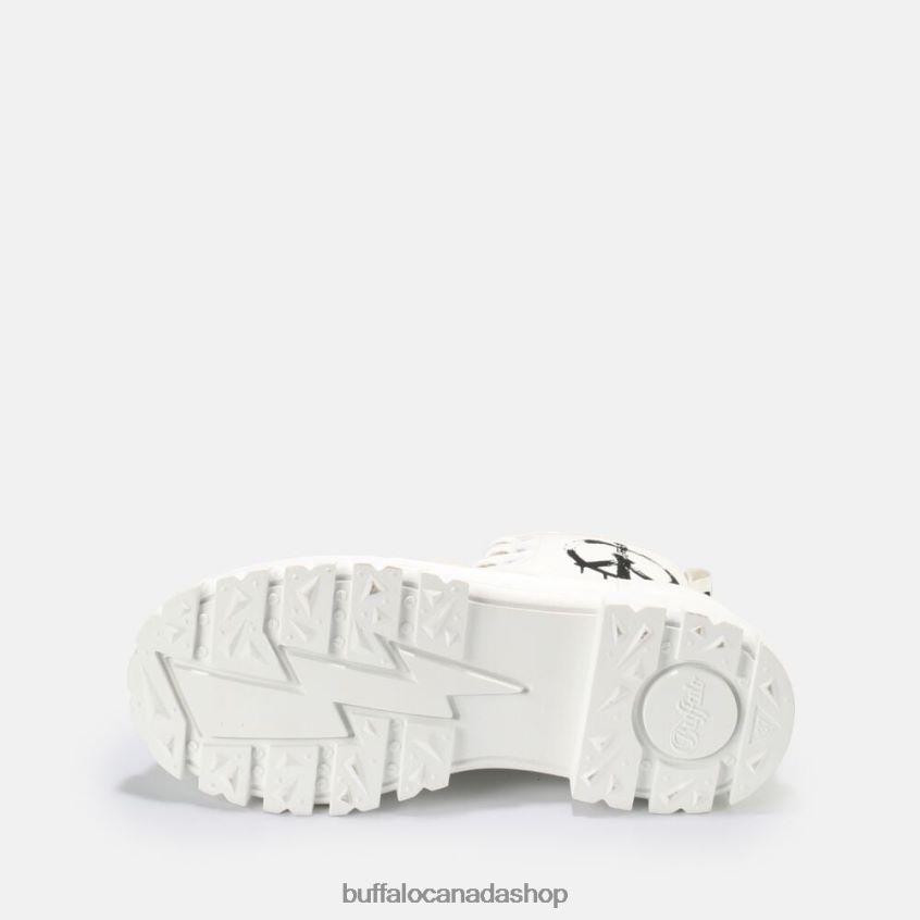 Aspha RLD ankle-boots White/Black Buffalo ZL64TZ696 |Boots