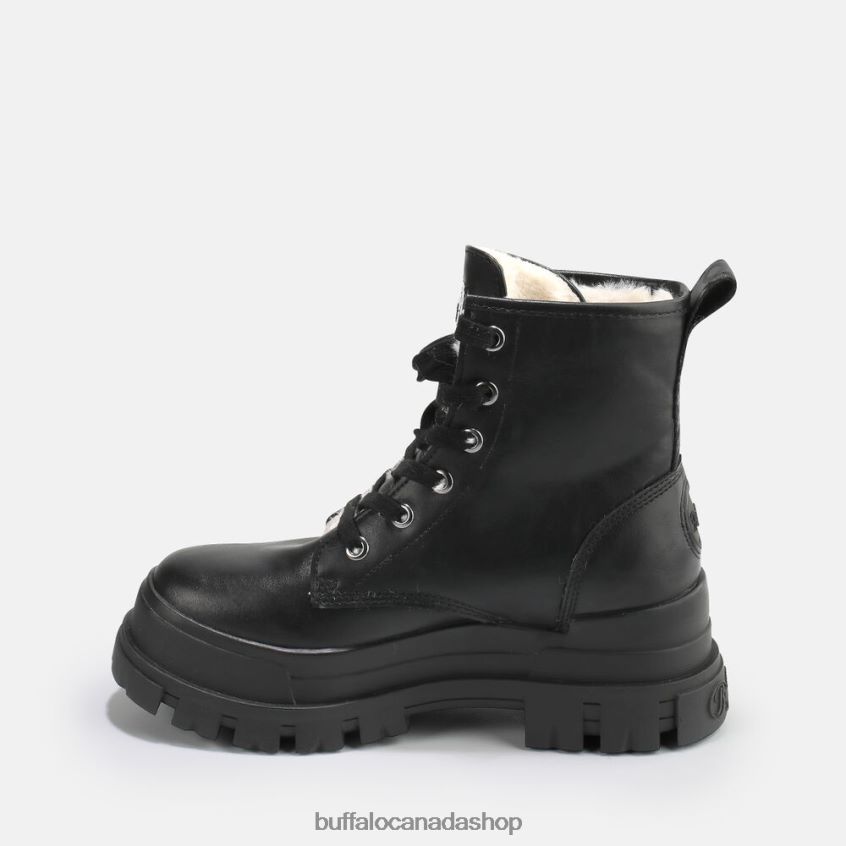 Aspha RLD vegan ankle boots Black Buffalo ZL64TZ277 |Boots