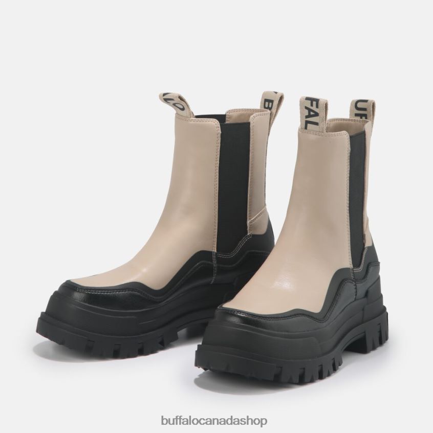 Aspha Wave Ankle-Boot vegan Cream Buffalo ZL64TZ812 |Boots