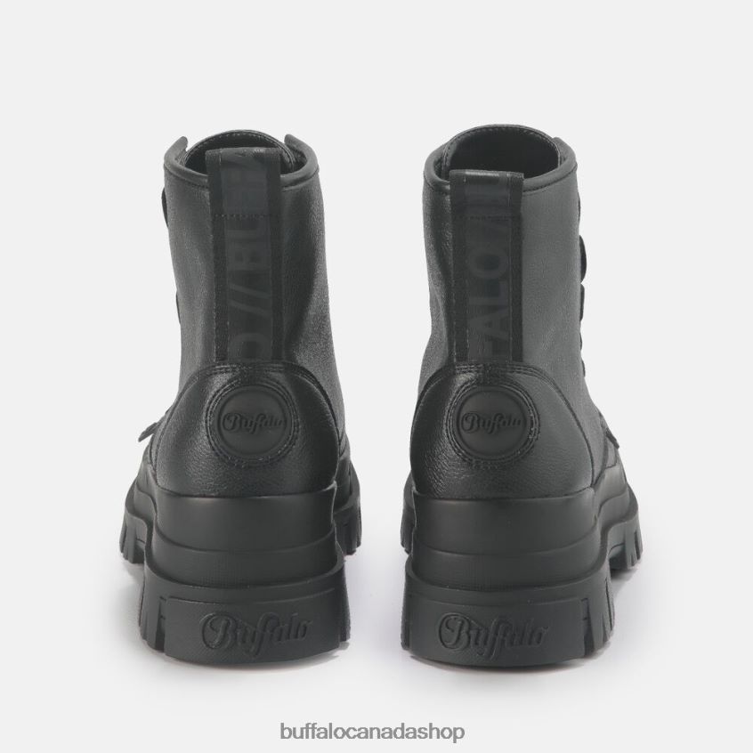 Aspha Zip Ankle Boot vegan Black Buffalo ZL64TZ688 |Boots