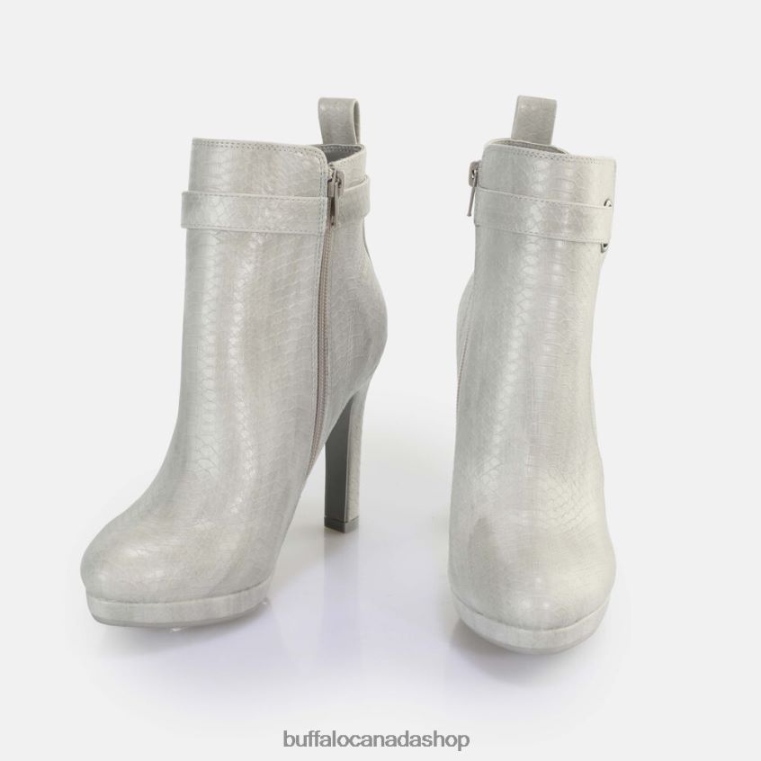 Audrina Ankle Boot vegan Snake/Light Grey Buffalo ZL64TZ188 |Boots