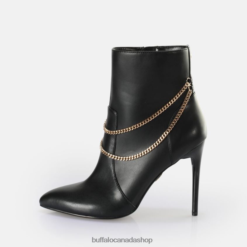 Juliet Chain Ankleboot Ankle boot vegan Black Buffalo ZL64TZ653 |Boots