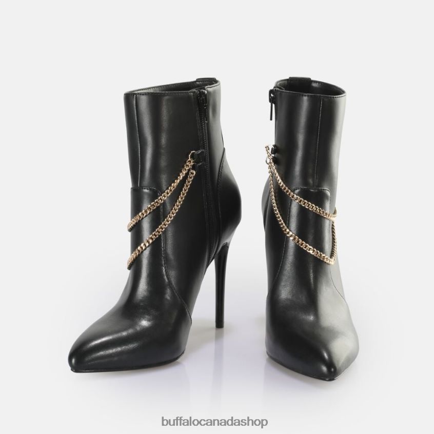 Juliet Chain Ankleboot Ankle boot vegan Black Buffalo ZL64TZ653 |Boots