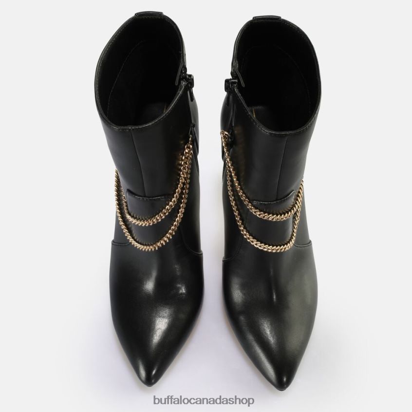 Juliet Chain Ankleboot Ankle boot vegan Black Buffalo ZL64TZ653 |Boots