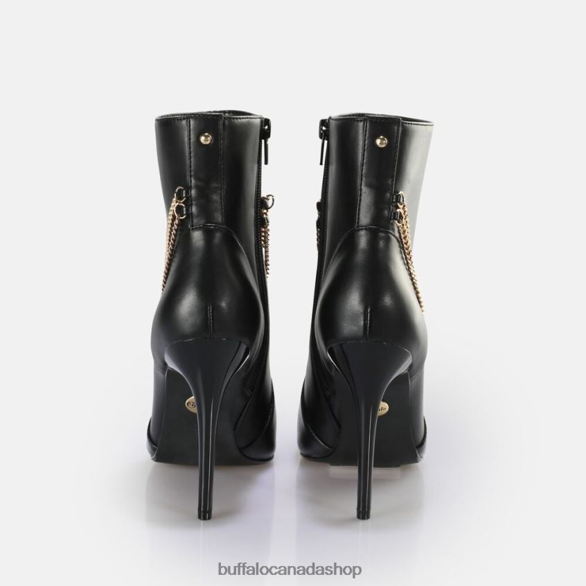Juliet Chain Ankleboot Ankle boot vegan Black Buffalo ZL64TZ653 |Boots