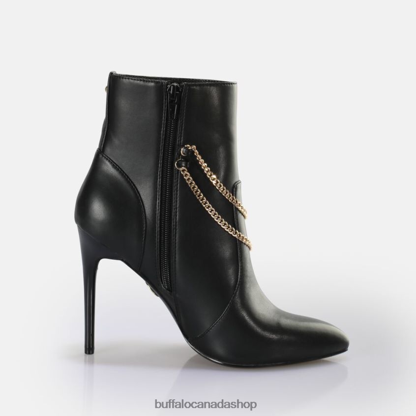 Juliet Chain Ankleboot Ankle boot vegan Black Buffalo ZL64TZ653 |Boots