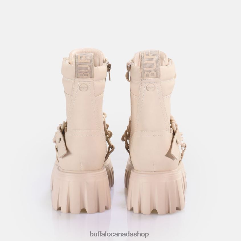 Lion MID Chain Ankle boot vegan Cream Buffalo ZL64TZ656 |Boots