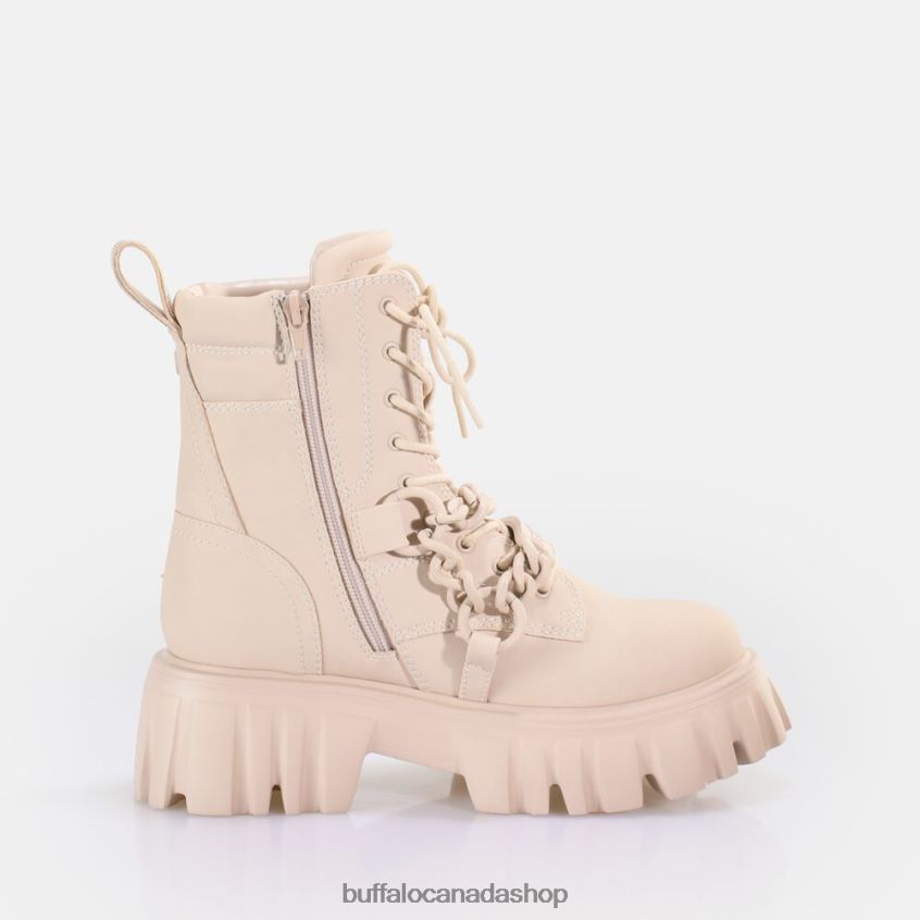Lion MID Chain Ankle boot vegan Cream Buffalo ZL64TZ656 |Boots