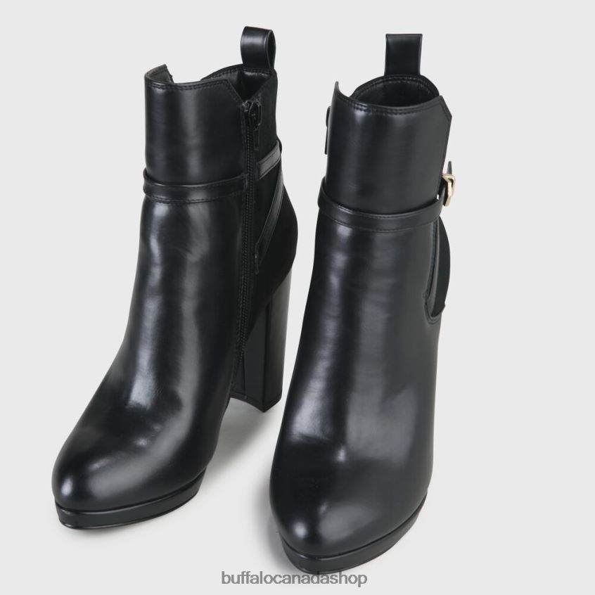 Mariela Ankle Boot vegan Black Buffalo ZL64TZ839 |Boots