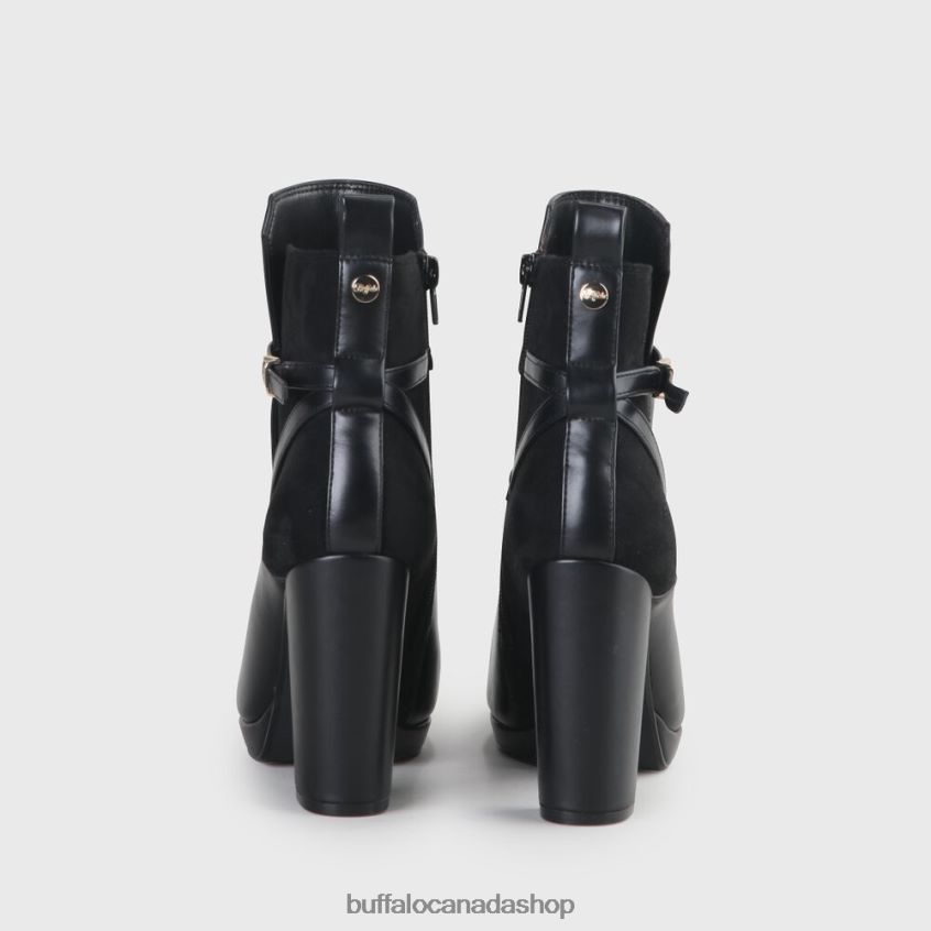 Mariela Ankle Boot vegan Black Buffalo ZL64TZ839 |Boots