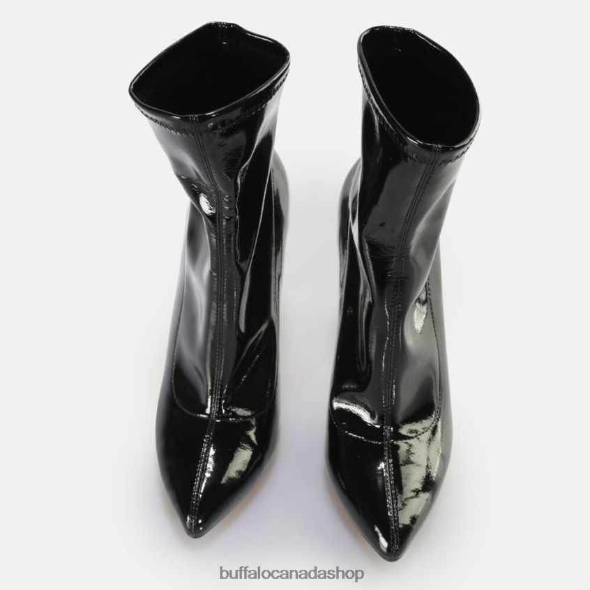 Marjorie Sockboot Mid Ankle Boot vegan Black Buffalo ZL64TZ627 |Boots