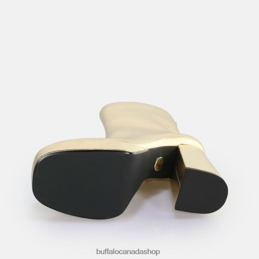 May Zip Boot Mid Ankle Boot vegan Gold Buffalo ZL64TZ534 |Boots