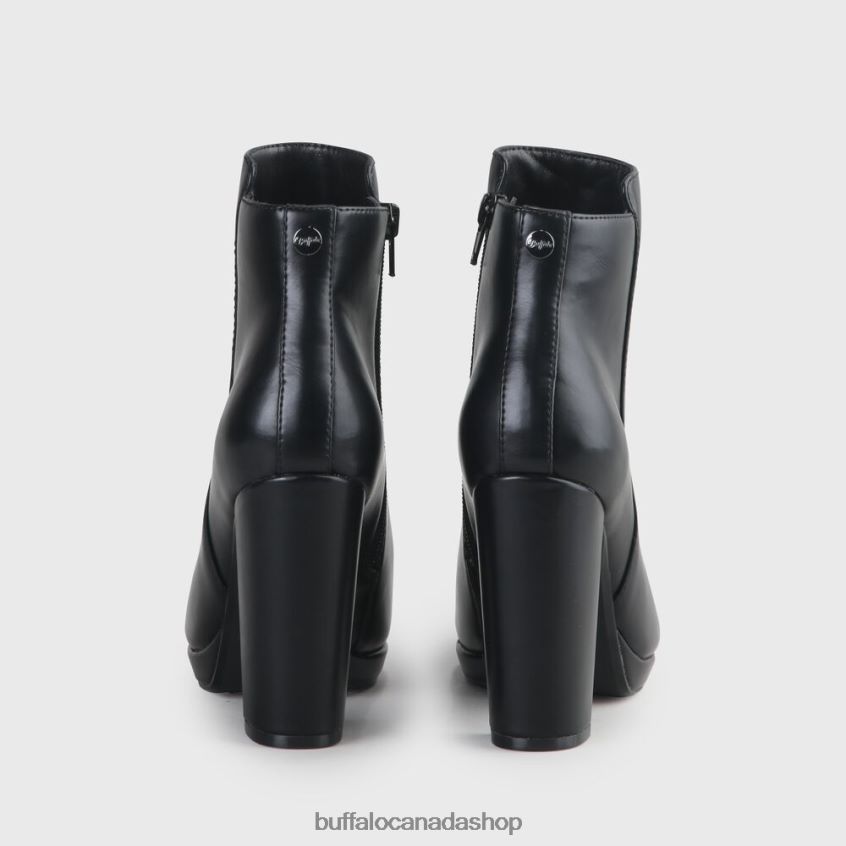 Melinda Ankle Boot vegan Black Buffalo ZL64TZ632 |Boots