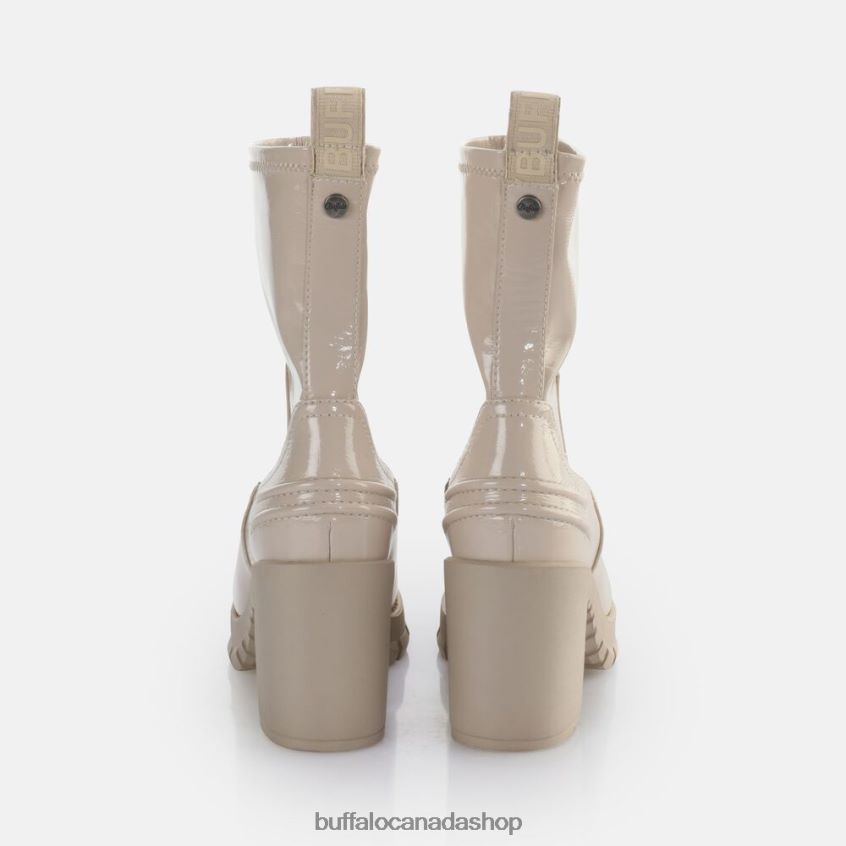 Oslo sock boot ankle boot vegan Cream Buffalo ZL64TZ518 |Boots