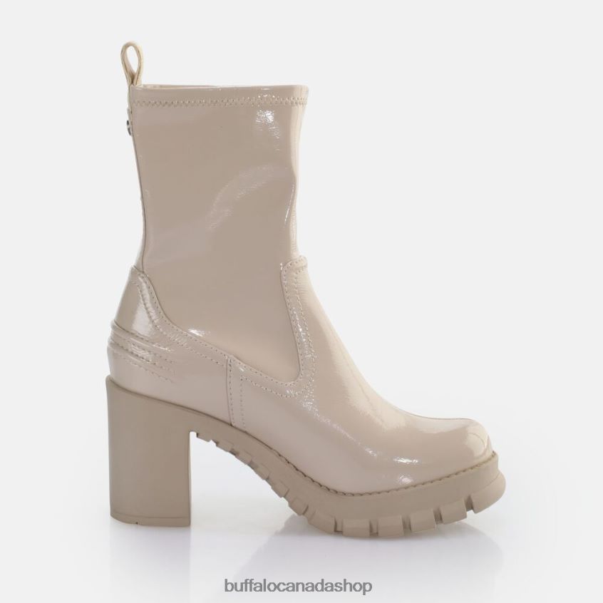 Oslo sock boot ankle boot vegan Cream Buffalo ZL64TZ518 |Boots