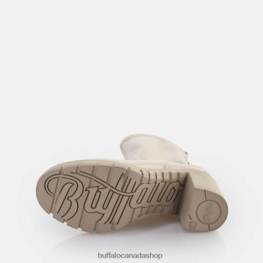 Oslo sock boot ankle boot vegan Cream Buffalo ZL64TZ518 |Boots