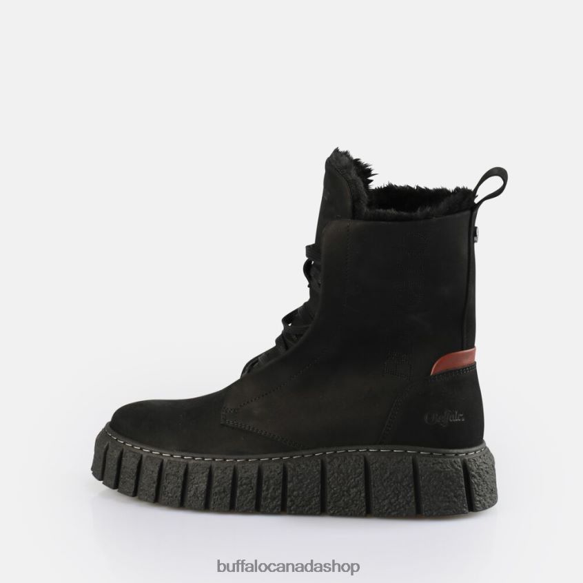 Rampa Lace Up HI Warm Ankle Boot Black Buffalo ZL64TZ464 |Boots