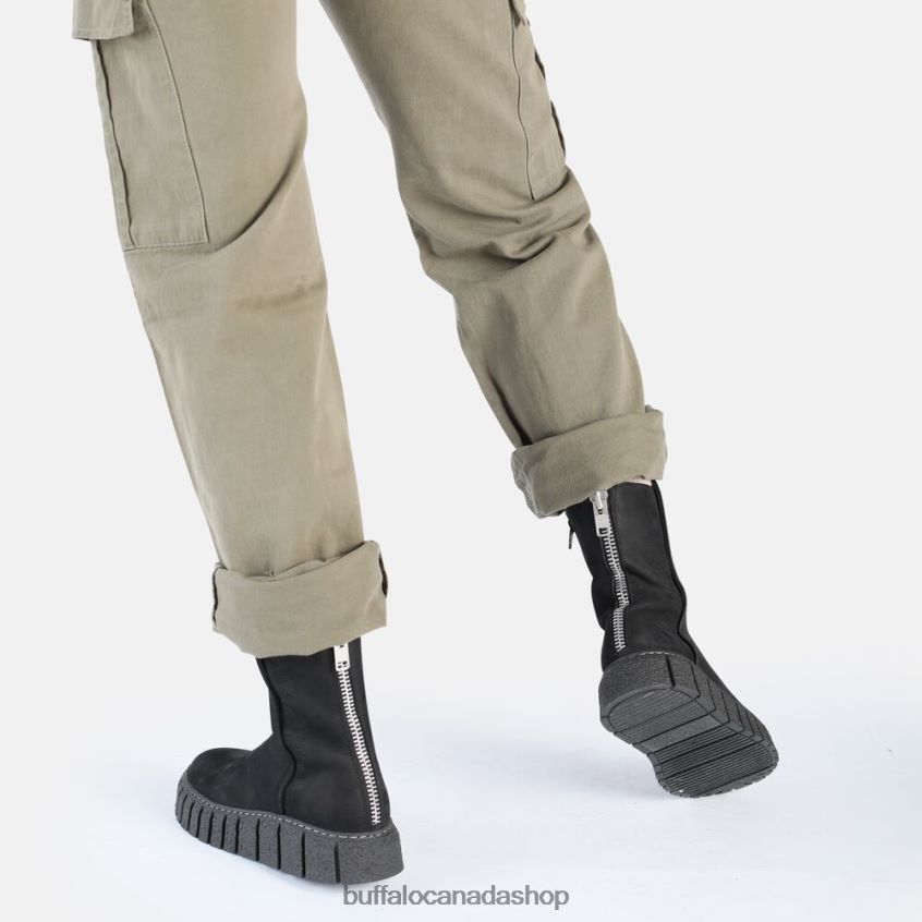 Rampa Zip Warm Ankle Boot Black Buffalo ZL64TZ465 |Boots