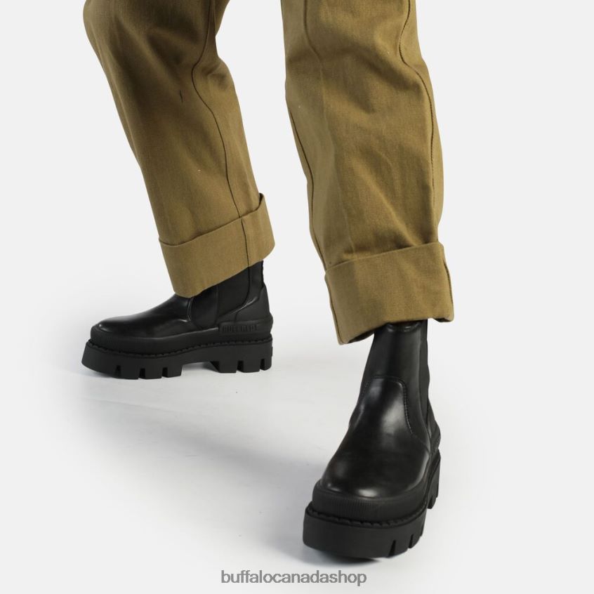 Raven Chelsea Ankle-Boot vegan Black Buffalo ZL64TZ487 |Boots