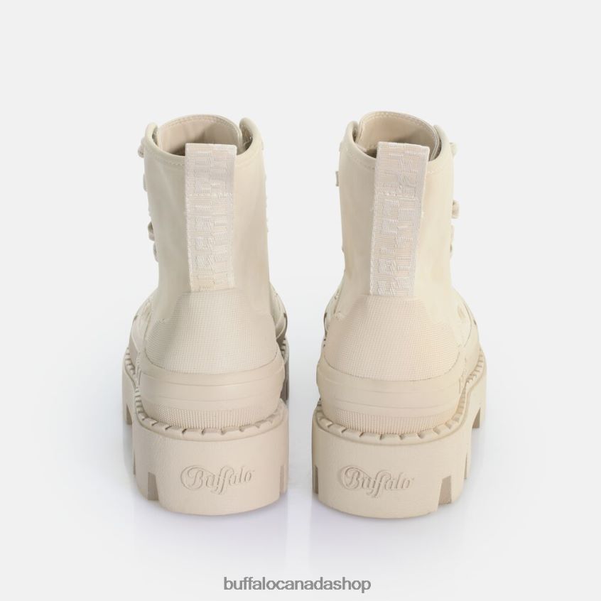 Raven Laceup HI Ankle-Boot vegan Cream Buffalo ZL64TZ691 |Boots