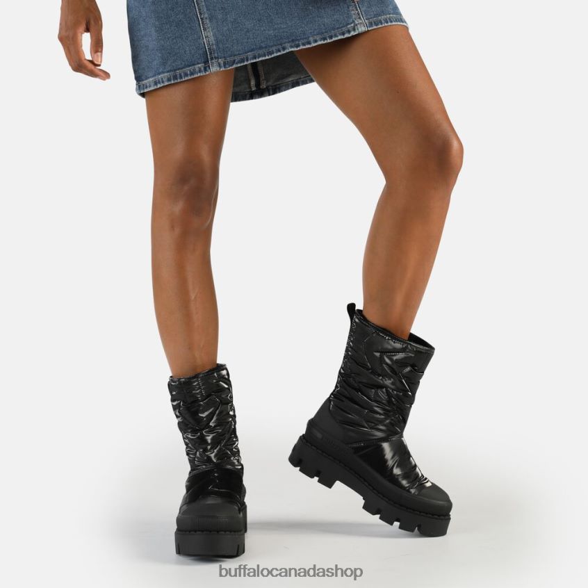 Raven Snow Boot Ankle-Boot vegan Black Buffalo ZL64TZ303 |Boots