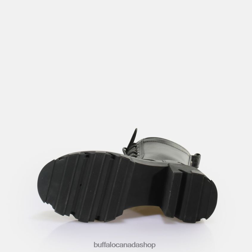 Riot Lace HI Ankle-Boot vegan Black Buffalo ZL64TZ821 |Boots