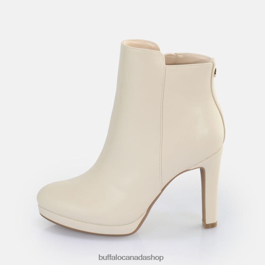Roxana ankle boot vegan Cream Buffalo ZL64TZ336 |Boots