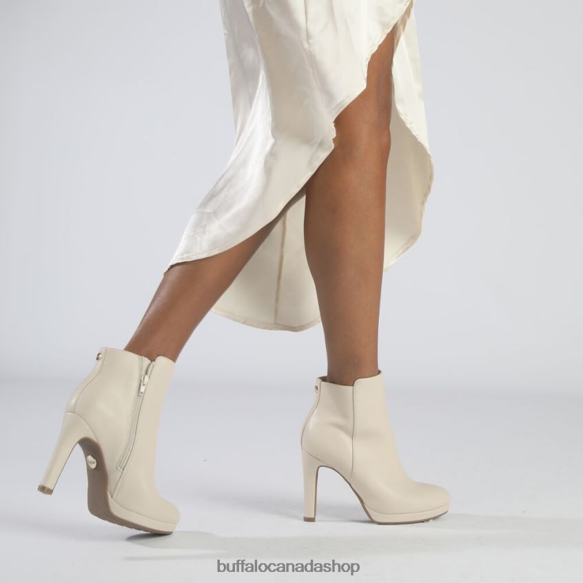 Roxana ankle boot vegan Cream Buffalo ZL64TZ336 |Boots