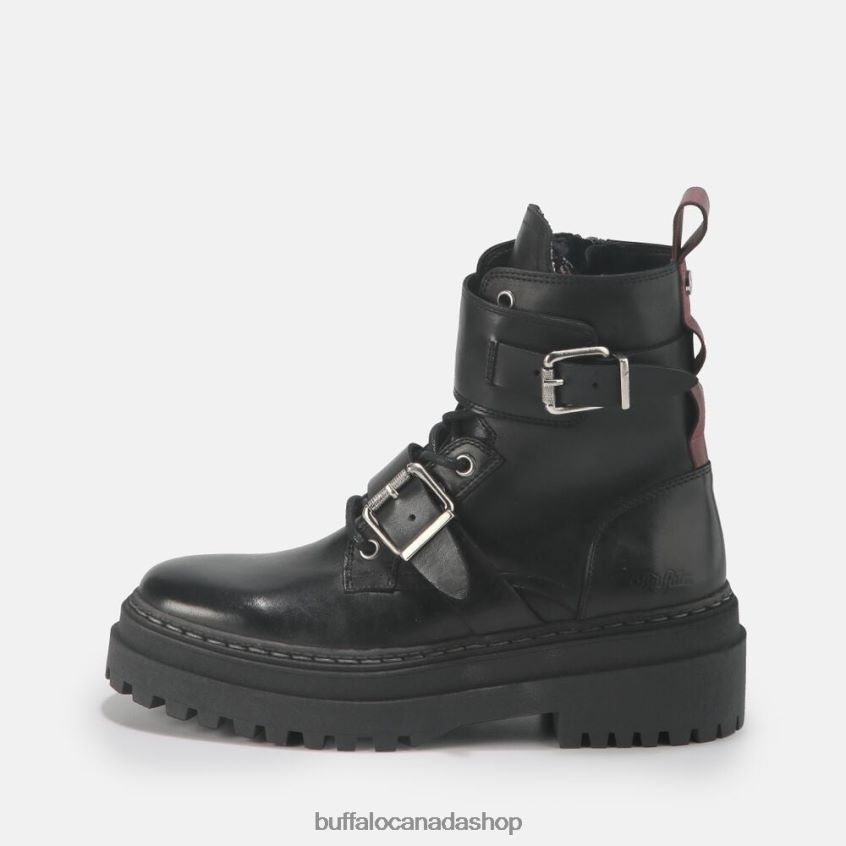 Sari Ankle Boot calf leather Black Buffalo ZL64TZ706 |Boots