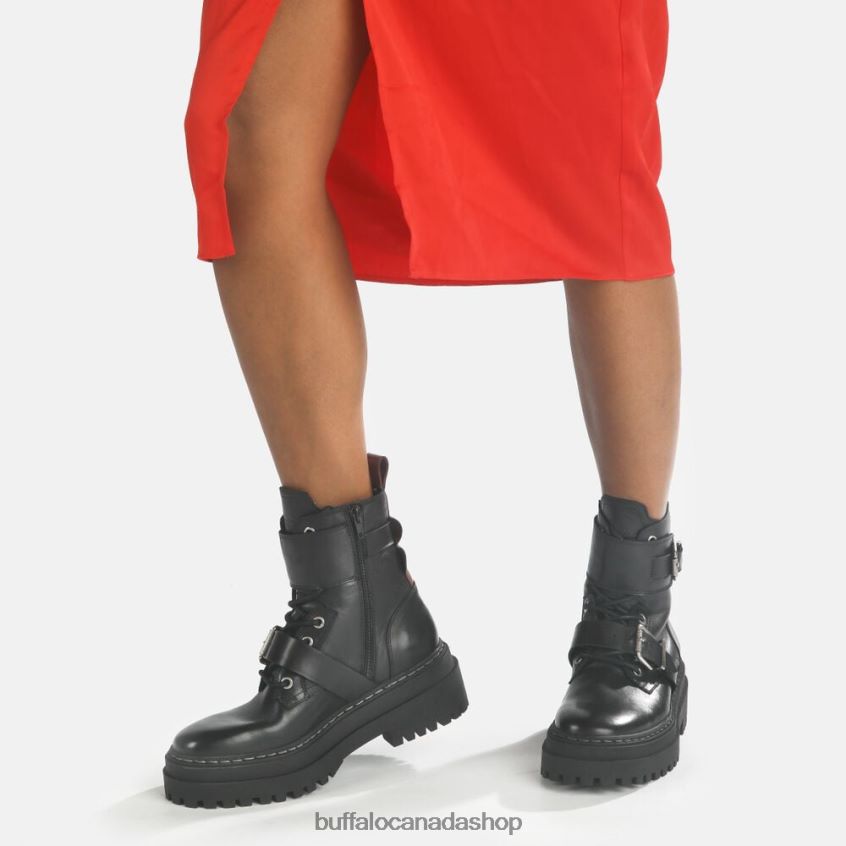 Sari Ankle Boot calf leather Black Buffalo ZL64TZ706 |Boots