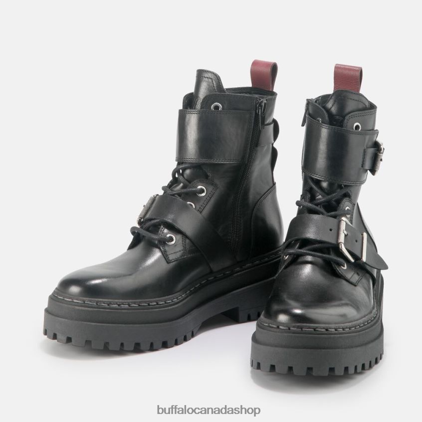 Sari Ankle Boot calf leather Black Buffalo ZL64TZ706 |Boots