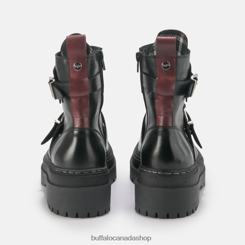 Sari Ankle Boot calf leather Black Buffalo ZL64TZ706 |Boots