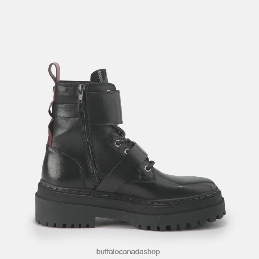 Sari Ankle Boot calf leather Black Buffalo ZL64TZ706 |Boots