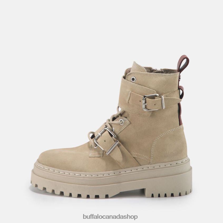 Sari Ankle Boot suede Beige Buffalo ZL64TZ705 |Boots