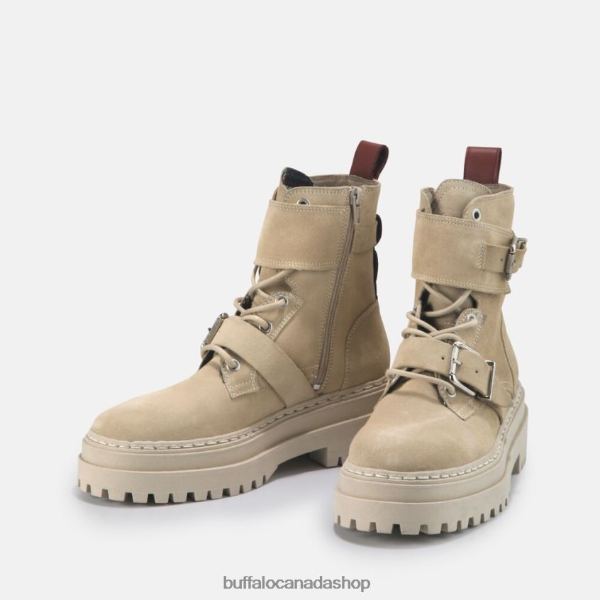 Sari Ankle Boot suede Beige Buffalo ZL64TZ705 |Boots