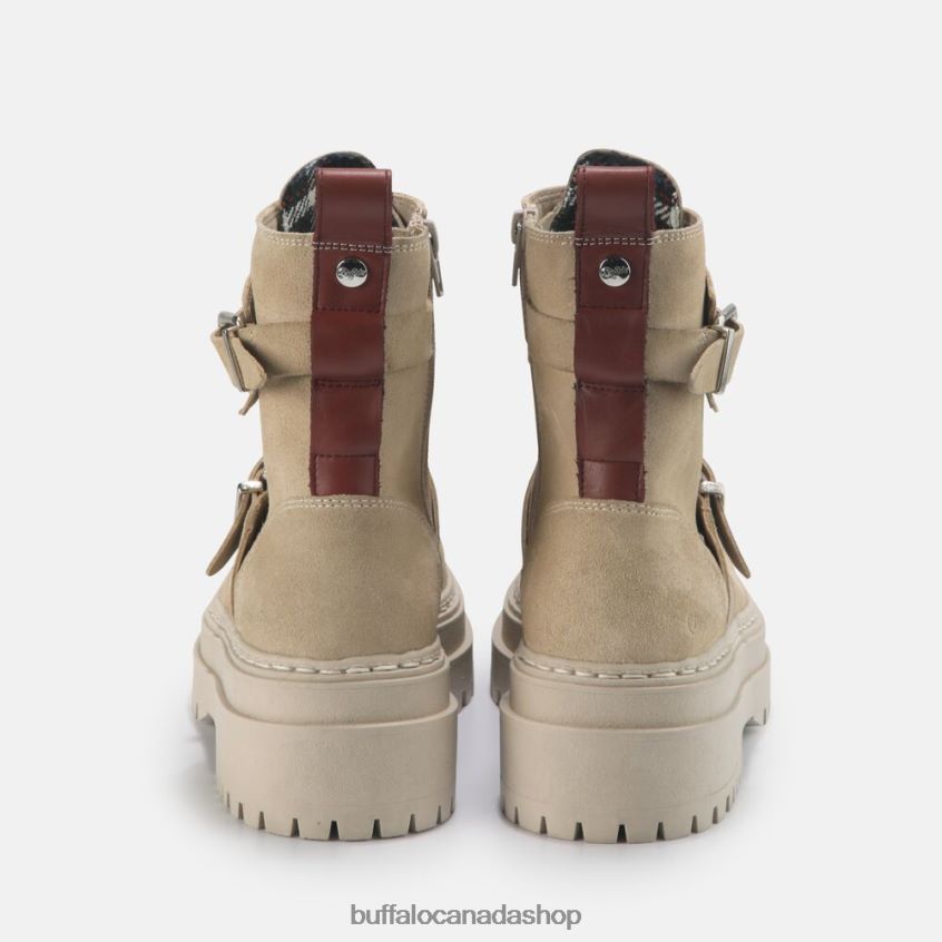 Sari Ankle Boot suede Beige Buffalo ZL64TZ705 |Boots