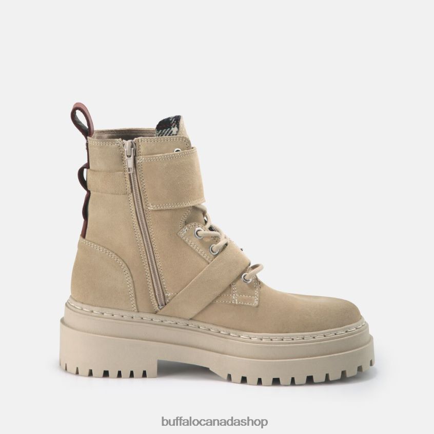 Sari Ankle Boot suede Beige Buffalo ZL64TZ705 |Boots