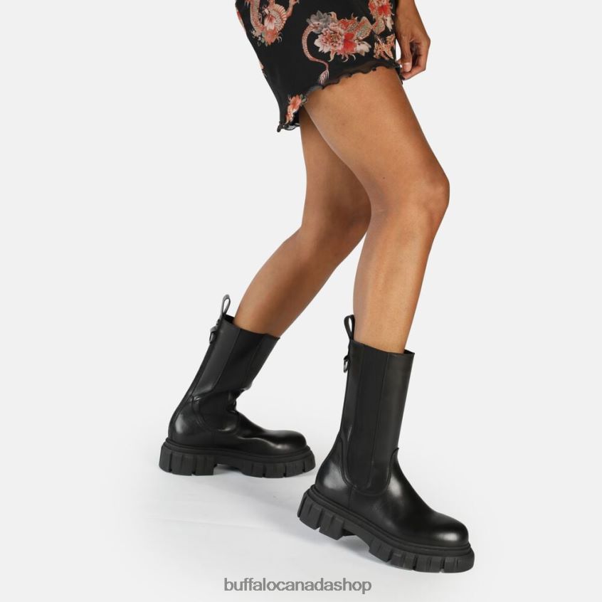 Scape Chelsea HI ankle boot Black Buffalo ZL64TZ801 |Boots