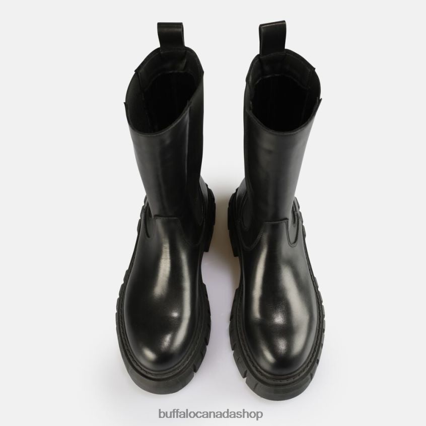 Scape Chelsea HI ankle boot Black Buffalo ZL64TZ801 |Boots