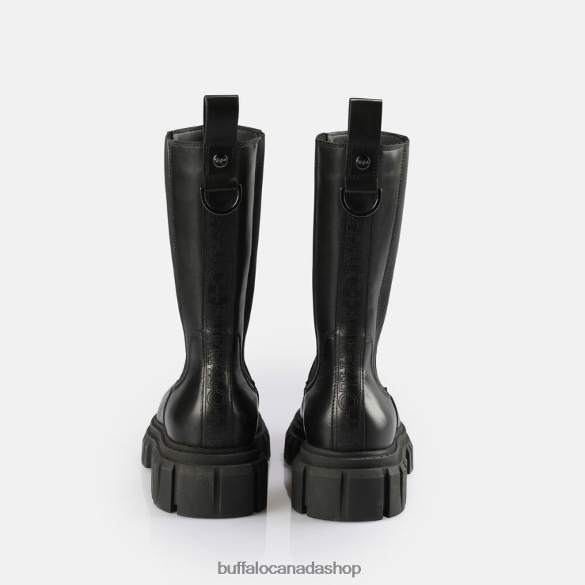 Scape Chelsea HI ankle boot Black Buffalo ZL64TZ801 |Boots