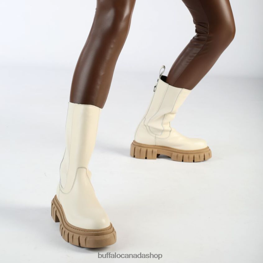 Scape Chelsea HI ankle boot Cream Buffalo ZL64TZ302 |Boots